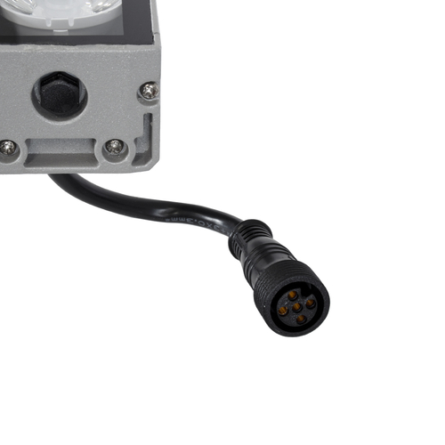 GLOBOSTAR® WASHERJAVIA 90557 Μπάρα Φωτισμού Wall Washer LED 48W 4080lm 5° DC 24V Αδιάβροχο IP67 Πολύχρωμο RGBW Dimmable DMX512 - Bridgelux SMD Chip - Γκρι Ανθρακί - Μ100 x Π5.2 x Υ3.6cm - 3 Χρόνια Εγγύηση