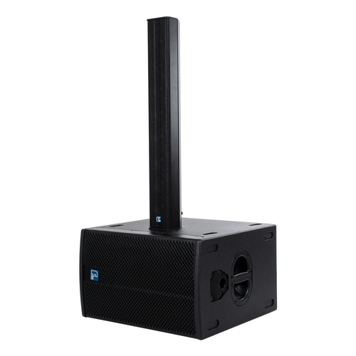 GloboStar® FDB K112BAS 98025 PA Speaker - Ενεργό Αυτοενισχυόμενο Subwoofer Column Επιδαπέδιο με Ψηφιακό Ενισχυτή FA2.36 AC 220V/50-60Hz - 300W RMS/8Ω + 600W RMS/8Ω (1400W Peak) - 1 x 12 Inches LF - IP20 - Μαύρο - Μ32.5 x Π51.5 x Υ53.5cm - Ζεύγος