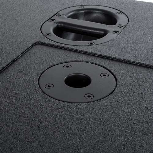 GLOBOSTAR® FDB K118BAS 98028 Επιδαπέδιο Ενεργό Αυτοενισχυόμενο PA Subwoofer Κολωνάτο Σύστημα με Ψηφιακό Ενισχυτή DSP SA2.68 AC 220V/50-60Hz - 600W RMS/4Ω + 600W RMS/4Ω (2400W Peak) - 1 x 18 Inches LF - IP20 - Μαύρο - Μ47.5 x Π71 x Υ70cm - 2 Χρόνια Εγγύηση