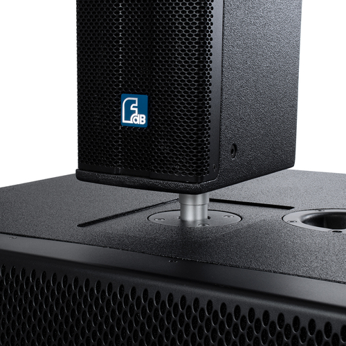 GLOBOSTAR® FDB K118BAS 98028 Επιδαπέδιο Ενεργό Αυτοενισχυόμενο PA Subwoofer Κολωνάτο Σύστημα με Ψηφιακό Ενισχυτή DSP SA2.68 AC 220V/50-60Hz - 600W RMS/4Ω + 600W RMS/4Ω (2400W Peak) - 1 x 18 Inches LF - IP20 - Μαύρο - Μ47.5 x Π71 x Υ70cm - 2 Χρόνια Εγγύηση