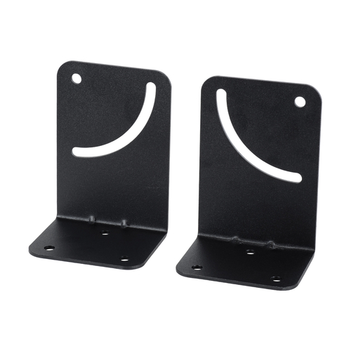 GloboStar® FDB K803-WB7 98029 Speaker Base Wall Bracket - Επιτοίχια Ρυθμιζόμενη Βάση Ηχείου για Τοποθέτηση Συστήματος Κολωνάτων Ηχείων K803 - IP20 - Μαύρο - Μ10 x Π8 x Υ14.5cm - Ζεύγος