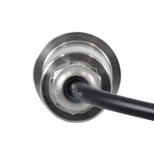 GLOBOSTAR® UNDERWATER-DANI 90412 Υποβρύχιο Χωνευτό Σποτ για Σιντριβάνια/Πισίνες LED 1W 100lm 5° DC 24V Αδιάβροχο IP68 Ψυχρό Λευκό 6000K Dimmable - Ανοξείδωτο Ατσάλι 304 - Φ3 x Υ5cm - Q2.4cm - 3 Χρόνια Εγγύηση