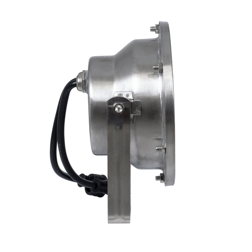 GLOBOSTAR® UNDERWATER-JERRY 90425 Υποβρύχιο Επιφανειακό Σποτ για Σιντριβάνια/Πισίνες LED 12W 1020lm 30° DC 24V Αδιάβροχο IP68 RGBW DMX512 Dimmable - Ανοξείδωτο Ατσάλι 304 - Μ14.5 x Π7 x Υ19cm - 3 Χρόνια Εγγύηση