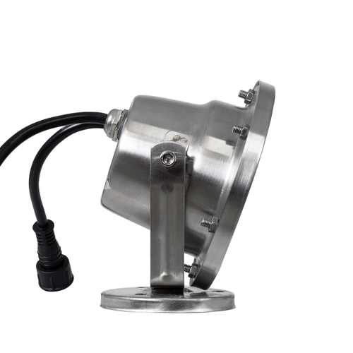 GLOBOSTAR® UNDERWATER-DEDY 90428 Υποβρύχιο Επιφανειακό Σποτ για Σιντριβάνια/Πισίνες LED 6W 510lm 30° DC 24V Αδιάβροχο IP68 RGBW DMX512 Dimmable - Ανοξείδωτο Ατσάλι 304 - Μ12 x Π7.5 x Υ14.5cm - 3 Χρόνια Εγγύηση