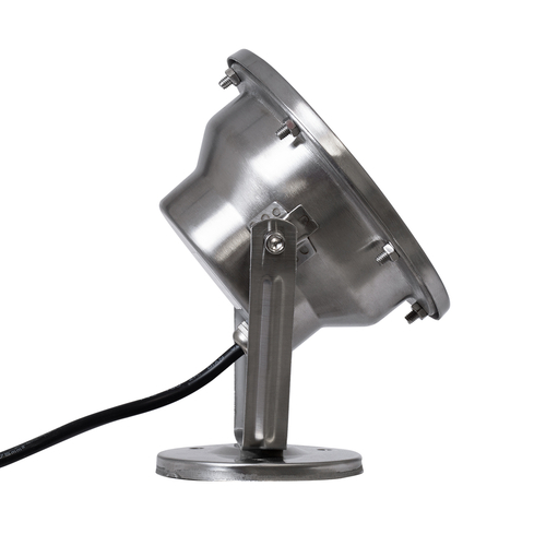 GLOBOSTAR® UNDERWATER-DENIS 90429 Υποβρύχιος Προβολέας Σποτ για Σιντριβάνια/Πισίνες LED 12W 1080lm 30° DC 24V Αδιάβροχο IP68 Θερμό Λευκό 2700K Dimmable - Ανοξείδωτο Ατσάλι 304 - Μ14.5 x Π7 x Υ17cm - 3 Χρόνια Εγγύηση