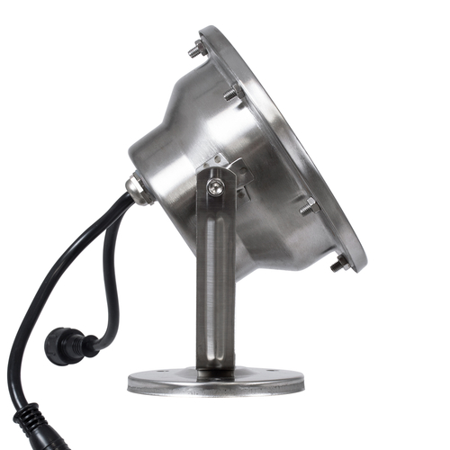 GLOBOSTAR® UNDERWATER-DENIS 90431 Υποβρύχιος Προβολέας Σποτ για Σιντριβάνια/Πισίνες LED 12W 1020lm 30° DC 24V Αδιάβροχο IP68 RGBW DMX512 Dimmable - Ανοξείδωτο Ατσάλι 304 - Μ14.5 x Π7 x Υ17cm - 3 Χρόνια Εγγύηση