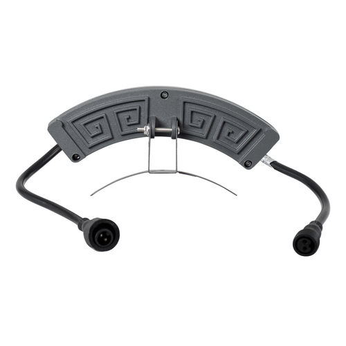 GLOBOSTAR® TREEPLANTE 90458 Κυρτή Μπάρα Φωτισμού Wall Washer για Φυτά - Δέντρα LED 6W 510lm 15° DC 24V Αδιάβροχο IP67 Πράσινο Dimmable - Bridgelux SMD Chip - Γκρι Ανθρακί - Μ17.5 x Π4.5 x Υ8cm - 3 Χρόνια Εγγύηση