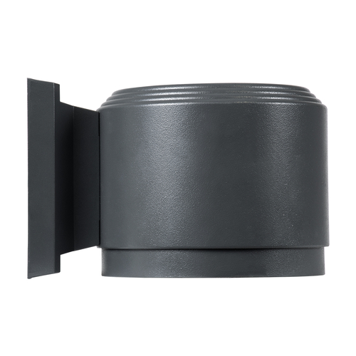 GLOBOSTAR® WALLLIGHT-GONA 90484 Μοντέρνο Φωτιστικό Τοίχου - Απλίκα LED 24W 2280lm 5° DC 24V Αδιάβροχο IP67 Φυσικό Λευκό 4500K - CREE COB Chip & TÜV SÜD Driver - Γκρι Ανθρακί Ματ - Μ13 x Π16.5 x Υ5cm - 3 Χρόνια Εγγύηση