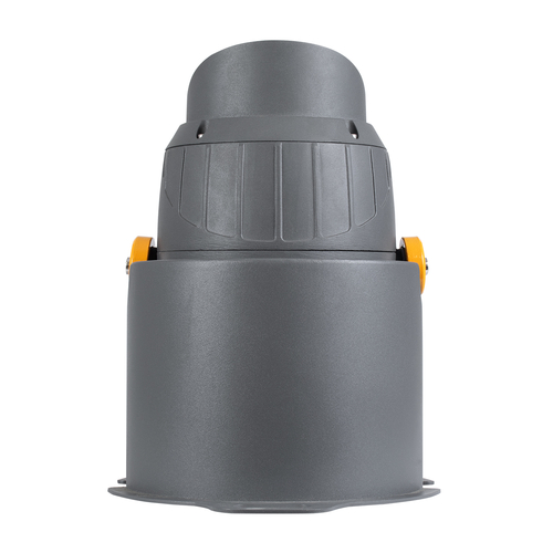 GloboStar® FLOOD-SIMA 90494 Κινούμενος Προβολέας - Σποτ Φωτισμού Wall Washer με Αντιθαμβωτική Γρίλια για Φωτισμό Κτιρίων LED 24W 2040lm 30° DC 24V Αδιάβροχο IP67 Μ14.5 x Π24.2 x Υ22.5cm RGBW DMX512 - Γκρι Ανθρακί - 3 Years Warranty