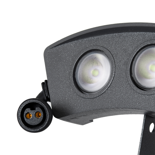 GLOBOSTAR® TREEPLANTE 90517 Κυρτή Μπάρα Φωτισμού Wall Washer για Φυτά - Δέντρα LED 3W 255lm 15° DC 24V Αδιάβροχο IP67 Πράσινο Dimmable - Bridgelux SMD Chip - Γκρι Ανθρακί - Μ11 x Π3 x Υ8.2cm - 3 Χρόνια Εγγύηση