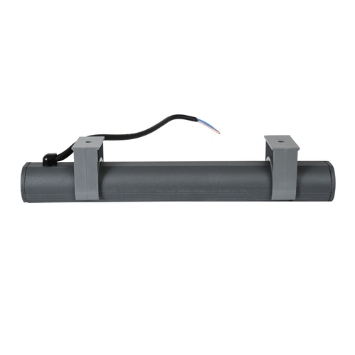 GLOBOSTAR® WINDOWBARI 90539 Φωτιστικό Ανάδειξης Παραθύρων LED 12W 960lm 8° x 180° DC 24V Αδιάβροχο IP67 Μπλε Dimmable - CREE XPE Chip - Γκρι Ανθρακί - Μ30 x Π4 x Υ3.5cm - 3 Χρόνια Εγγύηση