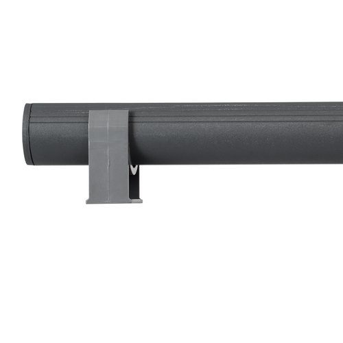 GLOBOSTAR® WINDOWBARI 90539 Φωτιστικό Ανάδειξης Παραθύρων LED 12W 960lm 8° x 180° DC 24V Αδιάβροχο IP67 Μπλε Dimmable - CREE XPE Chip - Γκρι Ανθρακί - Μ30 x Π4 x Υ3.5cm - 3 Χρόνια Εγγύηση