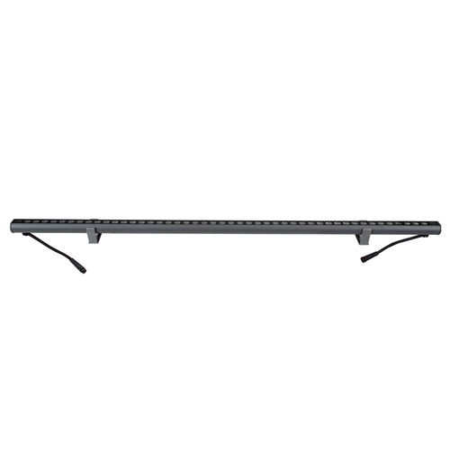 GLOBOSTAR® WASHERSTELLAR 90577 Μπάρα Φωτισμού Wall Washer LED 12W 1020lm 30° DC 24V Αδιάβροχο IP65 Πολύχρωμο RGBW Dimmable DMX512 - Bridgelux SMD Chip - Γκρι Ανθρακί - Μ100 x Π3.2 x Υ3cm - 3 Χρόνια Εγγύηση