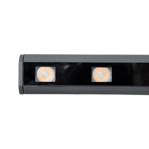 GLOBOSTAR® WASHERPANDA 90580 Μπάρα Φωτισμού Wall Washer LED 18W 2070lm 15° DC 24V Αδιάβροχο IP67 Φυσικό Λευκό 4500K Dimmable - Bridgelux SMD Chip - Γκρι Ανθρακί - Μ100 x Π4 x Υ3.5cm - 3 Χρόνια Εγγύηση