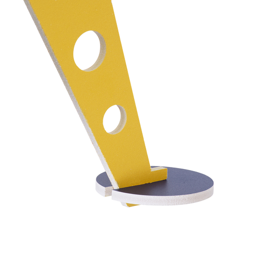 GLOBOSTAR® UFO 61581 Παιδικό Κρεμαστό Φωτιστικό Οροφής με Ντουί 1 x E27 AC 220-240V IP20 - Κίτρινο & Μπλε - Μ58 x Π58 x Υ24cm