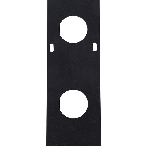 GloboStar® 90237 Μεταλλικο Καλυμμα 1 Μέτρου 15 Τεμαχίων για Ψηφιακή Αλυσίδα Γιρλάντα 20 Σποτ LED με Κωδικό 90140 Μαύρο Μ100 x Π4.7 x Υ1cm