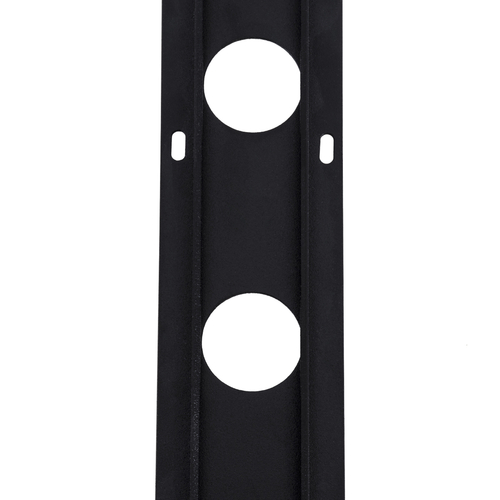 GloboStar® 90237 Μεταλλικο Καλυμμα 1 Μέτρου 15 Τεμαχίων για Ψηφιακή Αλυσίδα Γιρλάντα 20 Σποτ LED με Κωδικό 90140 Μαύρο Μ100 x Π4.7 x Υ1cm