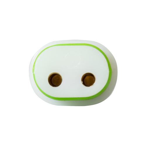 GLOBOSTAR® WWCONNECTOR 90713 2 Pin Σύνδεσμος Τροφοδοσίας για Wall Washers & Προβολείς με Είσοδο 2 x 0.5mm2 & Έξοδο 1 x Αρσενικό Βύσμα Αδιάβροχο IP65 - Μαύρο - Μ15.5 x Π1.5 x Υ1.2cm