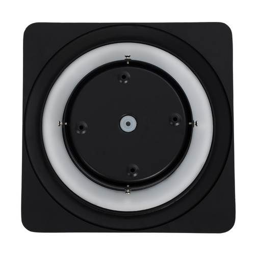 GLOBOSTAR® HELIO-S 60497 Μοντέρνο Φωτιστικό Τοίχου - Απλίκα LED 12W 1440lm 120° AC 220-240V Αδιάβροχο IP65 Φυσικό Λευκό 4500K - Lumileds SMD Chip & TÜV SÜD Driver - Μαύρο Ματ - Μ26 x Π5 x Υ26cm - 5 Χρόνια Εγγύηση