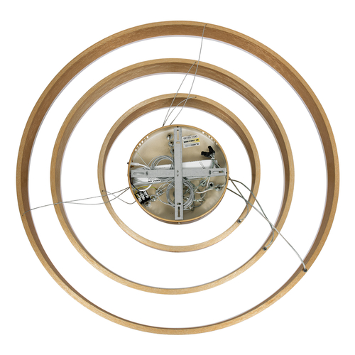 kelvo® VENOM 61190 Μοντέρνο Κρεμαστό Φωτιστικό Οροφής LED 120W 14158lm 120° AC 220-240V IP20 Ρυθμιζόμενο Λευκό CCT με Χειριστήριο από 2700K έως 6000K Dimmable - Lumileds SMD Chip - Χρυσό Βούρτσας - Μ80 x Π80 x Υ60cm - 3 Χρόνια Εγγύηση