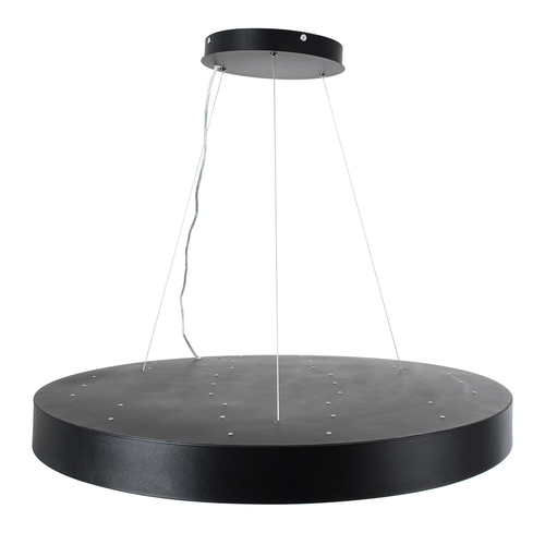 GLOBOSTAR® BURTON 61204-S Μοντέρνο Φωτιστικό Οροφής LED 100W 11020lm 120° AC 220-240V IP20 Ρυθμιζόμενο Λευκό CCT με Χειριστήριο από 2700K έως 6000K Dimmable - Lumileds SMD Chip - Μαύρο Ματ - Μ80 x Π80 x Υ8cm - 3 Χρόνια Εγγύηση