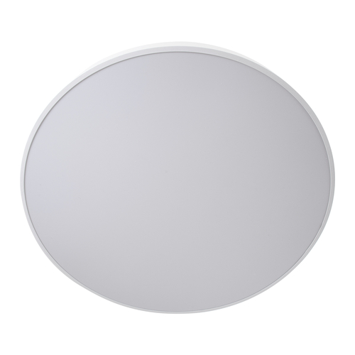 GLOBOSTAR® BURTON 61205-S Μοντέρνο Φωτιστικό Οροφής LED 100W 11020lm 120° AC 220-240V IP20 Ρυθμιζόμενο Λευκό CCT με Χειριστήριο από 2700K έως 6000K Dimmable - Lumileds SMD Chip - Λευκό Ματ - Μ80 x Π80 x Υ8cm - 3 Χρόνια Εγγύηση