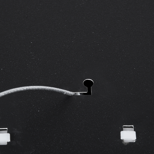 GLOBOSTAR® KAMALA 61206-P Μοντέρνο Κρεμαστό Φωτιστικό Οροφής LED 67W 7370lm 120° AC 220-240V IP20 Ρυθμιζόμενο Λευκό CCT με Χειριστήριο από 2700K έως 6000K Dimmable - Lumileds SMD Chip - Μαύρο Ματ - Μ40 x Π40 x Υ8cm - 3 Χρόνια Εγγύηση