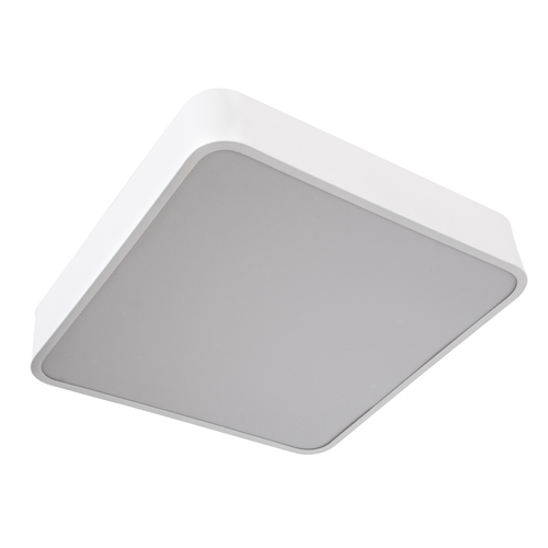 GLOBOSTAR® KAMALA 61207-S Μοντέρνο Φωτιστικό Οροφής LED 67W 7370lm 120° AC 220-240V IP20 Ρυθμιζόμενο Λευκό CCT με Χειριστήριο από 2700K έως 6000K Dimmable - Lumileds SMD Chip - Λευκό Ματ - Μ40 x Π40 x Υ8cm - 3 Χρόνια Εγγύηση