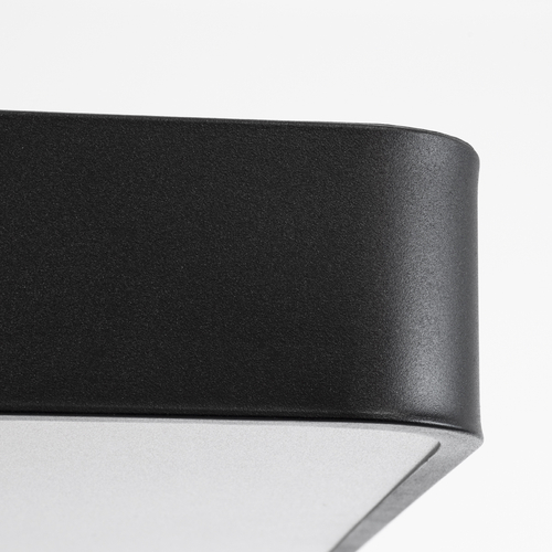 GLOBOSTAR® KAMALA 61210-P Μοντέρνο Κρεμαστό Φωτιστικό Οροφής LED 100W 11020lm 120° AC 220-240V IP20 Ρυθμιζόμενο Λευκό CCT με Χειριστήριο από 2700K έως 6000K Dimmable - Lumileds SMD Chip - Μαύρο Ματ - Μ80 x Π80 x Υ8cm - 3 Χρόνια Εγγύηση