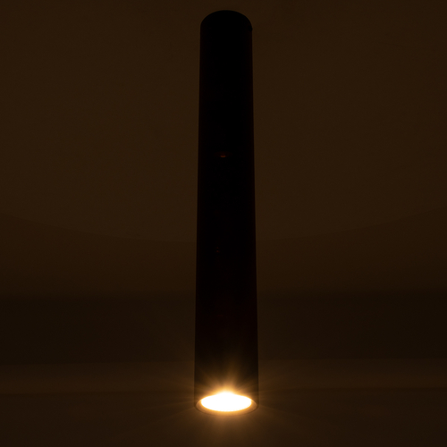 GLOBOSTAR® DUCT 61619 Φωτιστικό Downlight Σποτ με Ντουί 1 x GU10 AC 220-240V IP20 - Μαύρο Ματ - Μ6 x Π6 x Υ45cm