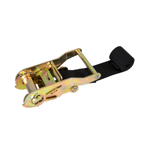 GLOBOSTAR® TREEBASE 90477 Ιμάντας με Καστάνια για Τοποθέτηση Φωτιστικών Σποτ σε κορμό Φυτών & Δέντρων - Μαύρο & Χρυσό - Μ50 x Π7.5 x Υ5cm