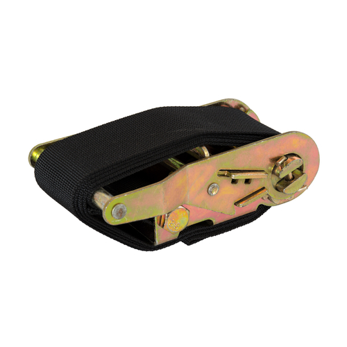 GLOBOSTAR® TREEBASE 90479 Ιμάντας με Καστάνια για Τοποθέτηση Φωτιστικών Σποτ σε κορμό Φυτών & Δέντρων - Μαύρο & Χρυσό - Μ150 x Π7.5 x Υ5cm