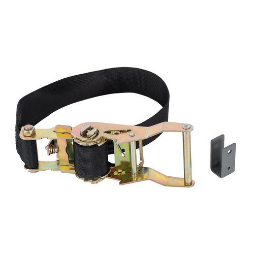 GLOBOSTAR® 90480 Ιμάντας με Καστάνια για Τοποθέτηση Φωτιστικών Σποτ σε κορμό Φυτών & Δέντρων - Μαύρο & Χρυσό - Μ200 x Π7.5 x Υ5cm