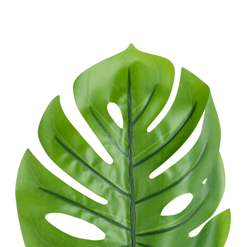 GloboStar® Artificial Garden MONSTERA LEAF 20223 - Τεχνητό Διακοσμητικό Φύλο Μονστέρας Π16 x Υ76cm