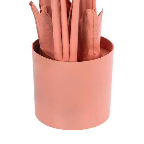 GloboStar® Artificial Garden SALMON STRELITZIA 20366 Τεχνητό Διακοσμητικό Φυτό Σομόν Στερλίτσια Υ120cm