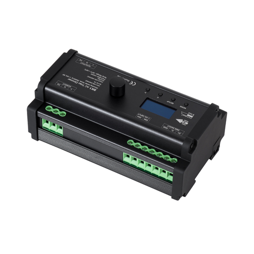 GLOBOSTAR® SKYDANCE-SK1 70674 AC Trailing Edge DMX Dimmer Ράγας με 1 x 6A 1440W Κανάλι AC 220-240V 6A 1440W Max IP20 - DMX512 & RDM - Μ16.8 x Π9.3 x Υ8cm - 5 Χρόνια Εγγύηση