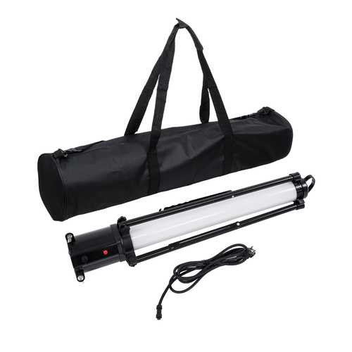 GLOBOSTAR® WORKINGLIGHT 99051 Προβολέας Εργασίας με Τρίποδο LED 65W 6000lm 360° AC 220-240V Αδιάβροχο IP65 IK08 Ψυχρό Λευκό 6000K - Sanan SMD Chip - Λευκό Γαλακτερό - Μ70 x Π70 x Υ130cm - 3 Χρόνια Εγγύηση