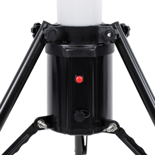 GLOBOSTAR® WORKINGLIGHT 99051 Προβολέας Εργασίας με Τρίποδο LED 65W 6000lm 360° AC 220-240V Αδιάβροχο IP65 IK08 Ψυχρό Λευκό 6000K - Sanan SMD Chip - Λευκό Γαλακτερό - Μ70 x Π70 x Υ130cm - 3 Χρόνια Εγγύηση