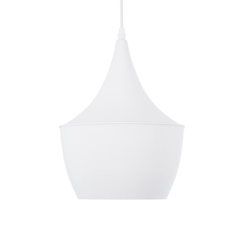 GLOBOSTAR® SHANGHAI 01026-A Μοντέρνο Κρεμαστό Φωτιστικό Οροφής με Ντουί 1 x E27 AC 220-240V IP20 - Λευκό & Χρυσό - Μ24 x Π24 x Υ30cm