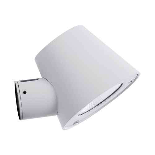 GLOBOSTAR® GARDENIA 60797 Μοντέρνο Φωτιστικό Τοίχου - Απλίκα LED 7W 700lm 60° AC 220-240V Αδιάβροχο IP65 Θερμό Λευκό 2700K - Bridgelux COB Chip & TÜV SÜD Driver - Λευκό Ματ - Μ9.5 x Π13 x Υ7.7cm - 5 Χρόνια Εγγύηση