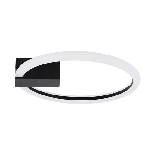 GLOBOSTAR® CINDERELLA 60976 Μοντέρνο Φωτιστικό Οροφής LED 16W 1792lm 360° AC 220-240V IP20 Ρυθμιζόμενο Λευκό CCT με On/Off 2700K/4500K/6000K - Lumileds SMD Chip - Μαύρο Ματ - Μ28.5 x Π28.5 x Υ5cm - 3 Χρόνια Εγγύηση