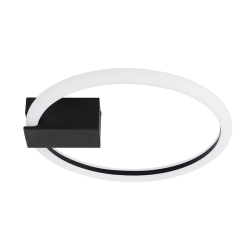 GLOBOSTAR® CINDERELLA 60976 Μοντέρνο Φωτιστικό Οροφής LED 16W 1792lm 360° AC 220-240V IP20 Ρυθμιζόμενο Λευκό CCT με On/Off 2700K/4500K/6000K - Lumileds SMD Chip - Μαύρο Ματ - Μ28.5 x Π28.5 x Υ5cm - 3 Χρόνια Εγγύηση