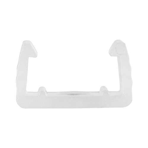 GloboStar® 70549 Πλαστική PVC Βάση Στήριξης για Όλες τις Πολύχρωμες RGB EPISTAR Wide Ταινίες LED Διπλής Σειράς DC 230V IP68 - Μ1.5 x Π2 x Υ1.1cm