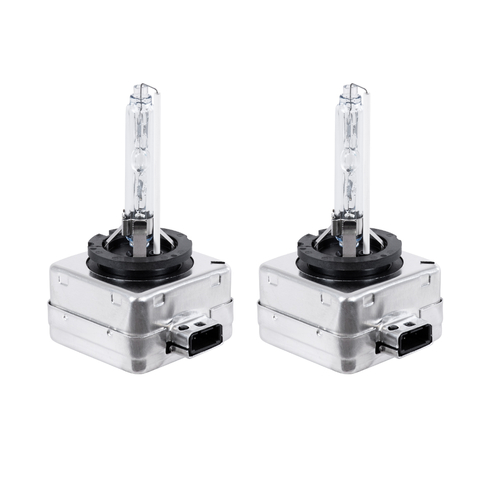 GLOBOSTAR® HID 84030 Λάμπα Xenon D1S Super Vision Υψηλής Φωτεινότητας +60% CANbus E1 ECER37 55W/110W 5000lm/10000lm 360° DC 12-24V Αδιάβροχο IP65 Ψυχρό Λευκό 6000K - Μ4.5 x Π5 x Υ8.5cm - Πακέτο 2 Τεμαχίων - 2 Χρόνια Εγγύηση