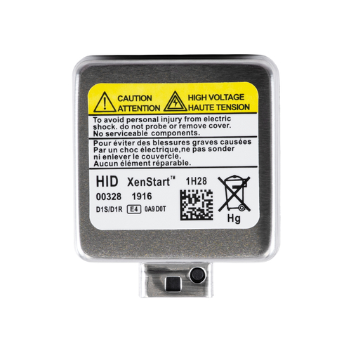 GLOBOSTAR® HID 84030 Λάμπα Xenon D1S Super Vision Υψηλής Φωτεινότητας +60% CANbus E1 ECER37 55W/110W 5000lm/10000lm 360° DC 12-24V Αδιάβροχο IP65 Ψυχρό Λευκό 6000K - Μ4.5 x Π5 x Υ8.5cm - Πακέτο 2 Τεμαχίων - 2 Χρόνια Εγγύηση