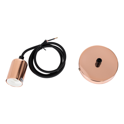 GLOBOSTAR® DOUITO 99422 Μοντέρνο Κρεμαστό Φωτιστικό Οροφής με Ντουί 1 x E27 AC 220-240V IP20 - Χάλκινο - Μ4 x Π4 x Υ110cm