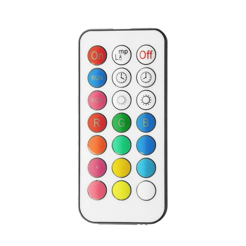 GLOBOSTAR® RGBOO 76071 Λάμπα E27 G95 με IR Ασύρματο Χειριστήριο LED 12W 780lm 260° AC 220-240V IP20 Πολύχρωμο RGB+WW Dimmable - Sanan SMD Chip - Μ9.5 x Π9.5 x Υ14cm - 2 Χρόνια Εγγύηση