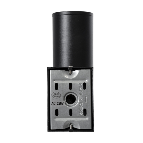 GLOBOSTAR® WALLY 77872 Μοντέρνο Φωτιστικό Τοίχου - Απλίκα με Ντουί 1 x GU10 AC 220-240V Αδιάβροχο IP65 - Μαύρο Ματ - Μ6.4 x Π11 x Υ17cm