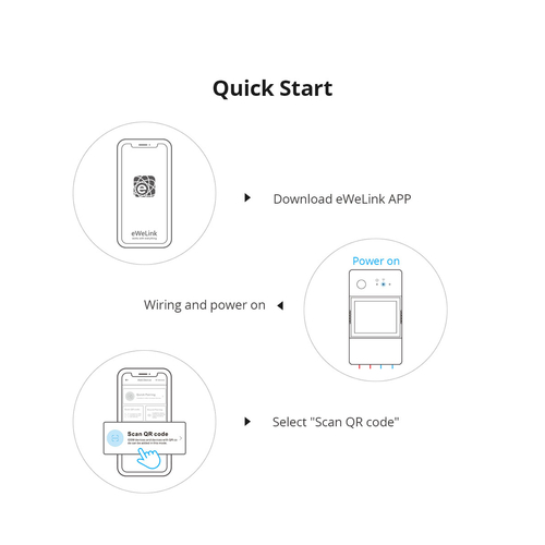 GloboStar® 80079 SONOFF POW Elite POWR316D Smart WiFi Real Time Power Consumption AC 100-240V MAX 16A