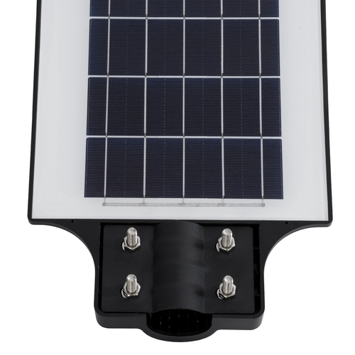 GloboStar® STREETA 85344 Professional LED Solar Street Light Αυτόνομο Ηλιακό Φωτιστικό Δρόμου 120W 1200lm 192 x LED SMD 5730 με Ενσωματωμένο Φωτοβολταϊκό Panel 6V 15W & Επαναφορτιζόμενη Μπαταρία Li-ion 3.2V 15000mAh με Αισθητήρα Ημέρας-Νύχτας & PIR Αισθητήρα Κίνησης - Αδιάβροχο IP65 - Ψυχρό Λευκό 6000K - Μ24 x Π6 x Υ73cm - 2 Years Warranty